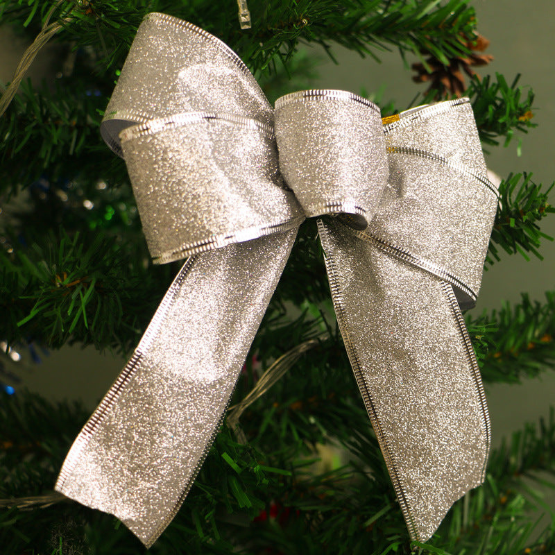 Manufacturers selling Christmas decoration ribbon decorated Christmas tree christmas bow strap crafts spot Manufacturers selling Christmas decoration ribbon decorated Christmas tree christmas bow strap crafts spot